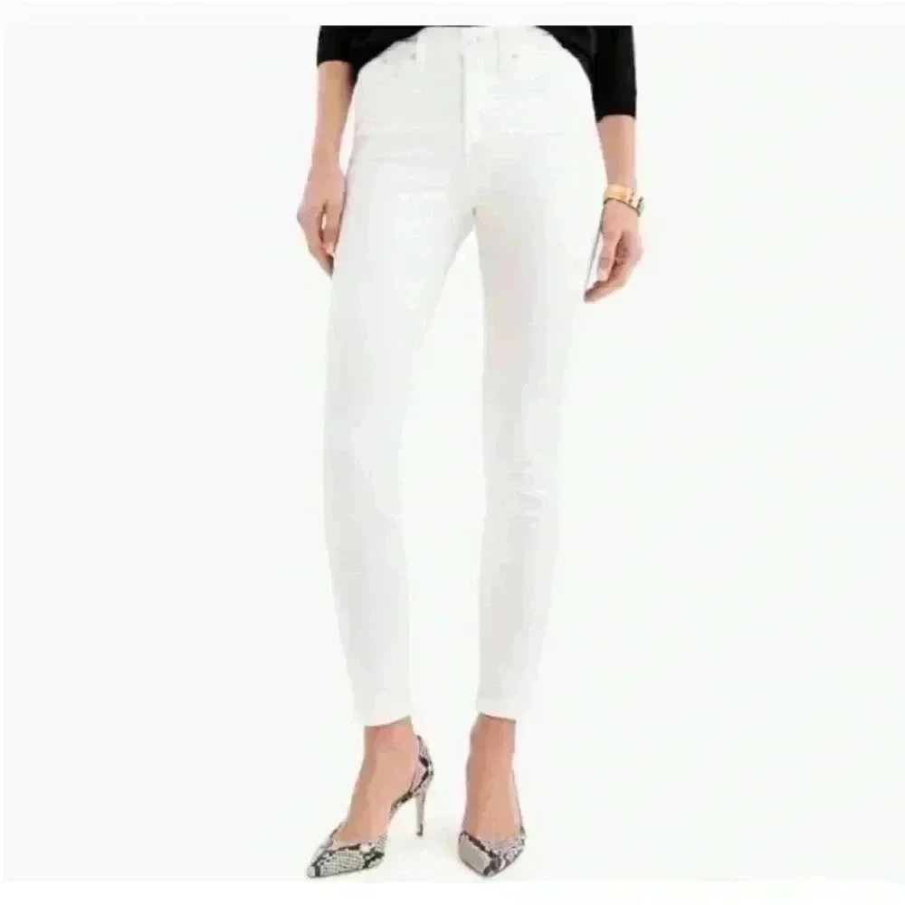 J. Crew 9” High Rise Toothpick Skinny Jeans 27